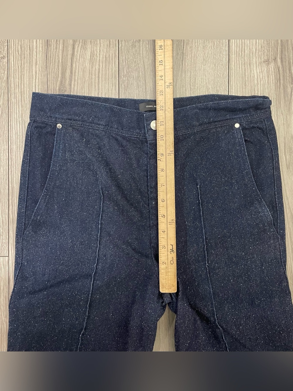 Isabel Marant high rise crop flare jeans Size 40 EU / 8 US - Picture 5 of 8